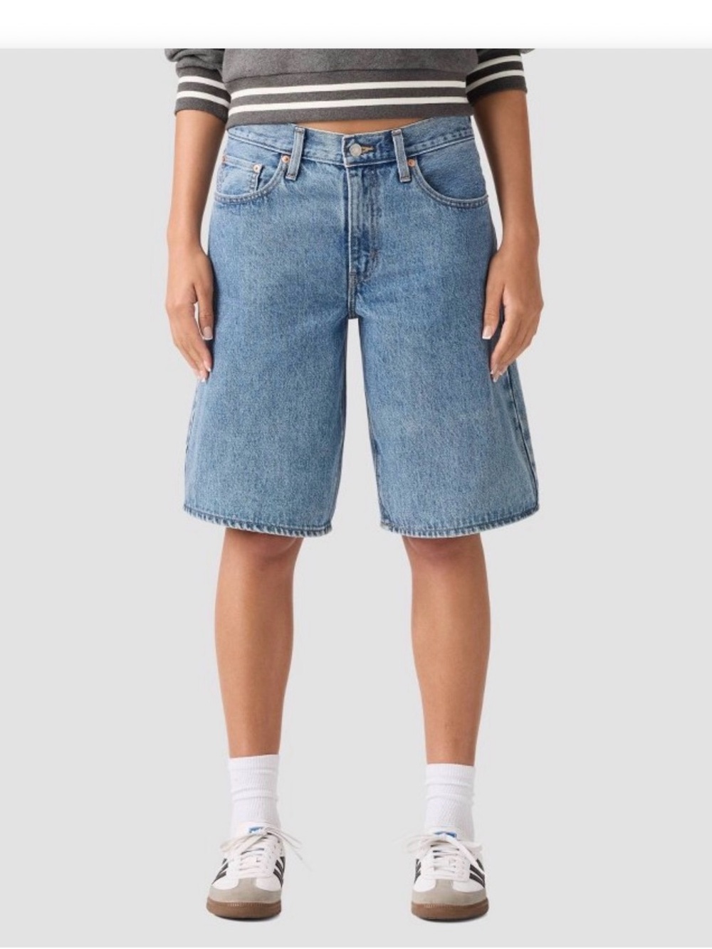 Levi's women’s Denim middy Shorts size 24